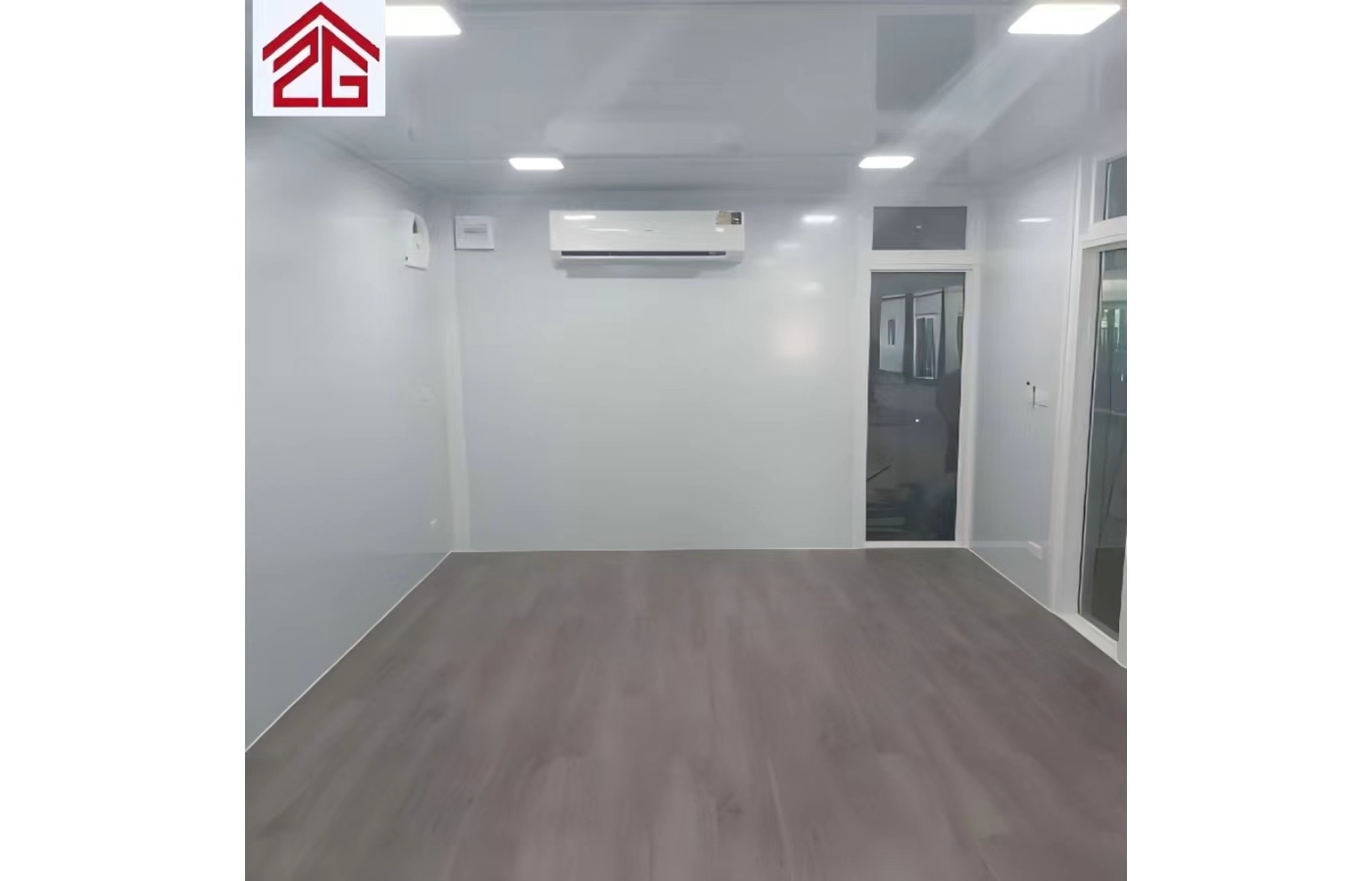 خانه کانتینری ثابت 20 فوتی سفارشی با پنجره از کف تا سقف خانه کانتینری ثابت 20 فوتی سفارشی با پنجره از کف تا سقف