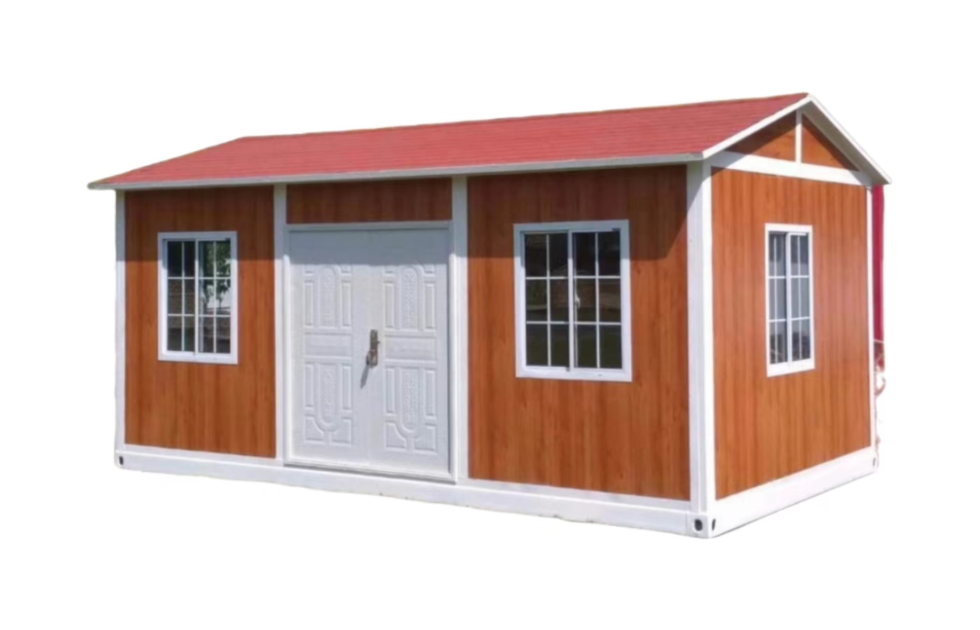 خانه کانتینری ثابت 20 فوتی سفارشی با پنجره از کف تا سقف خانه کانتینری ثابت 20 فوتی سفارشی با پنجره از کف تا سقف