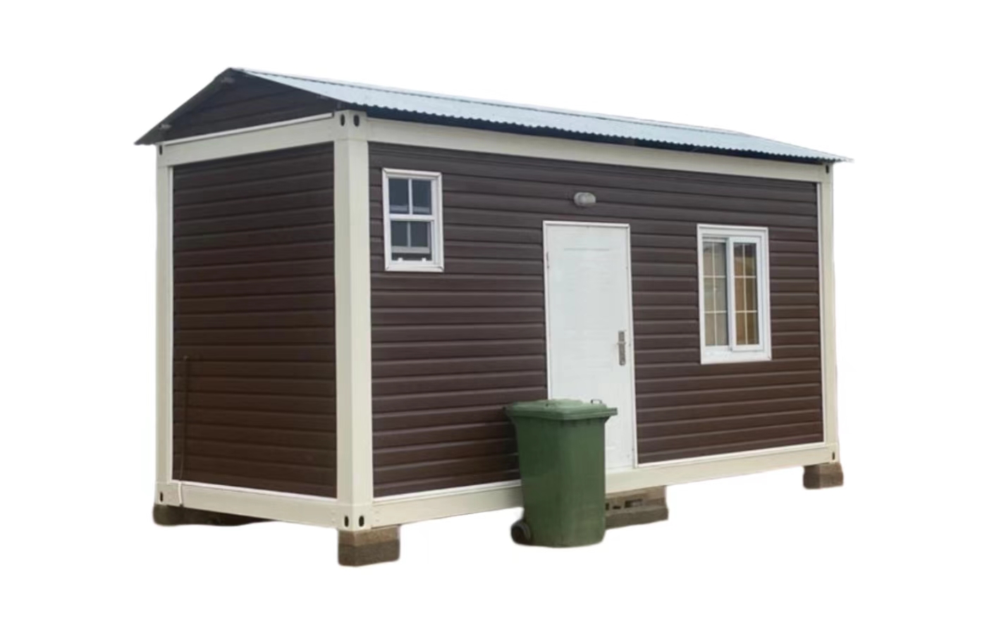 خانه کانتینری ثابت 20 فوتی سفارشی با پنجره از کف تا سقف خانه کانتینری ثابت 20 فوتی سفارشی با پنجره از کف تا سقف