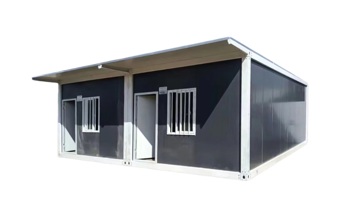 خانه کانتینری ثابت 20 فوتی سفارشی با پنجره از کف تا سقف خانه کانتینری ثابت 20 فوتی سفارشی با پنجره از کف تا سقف