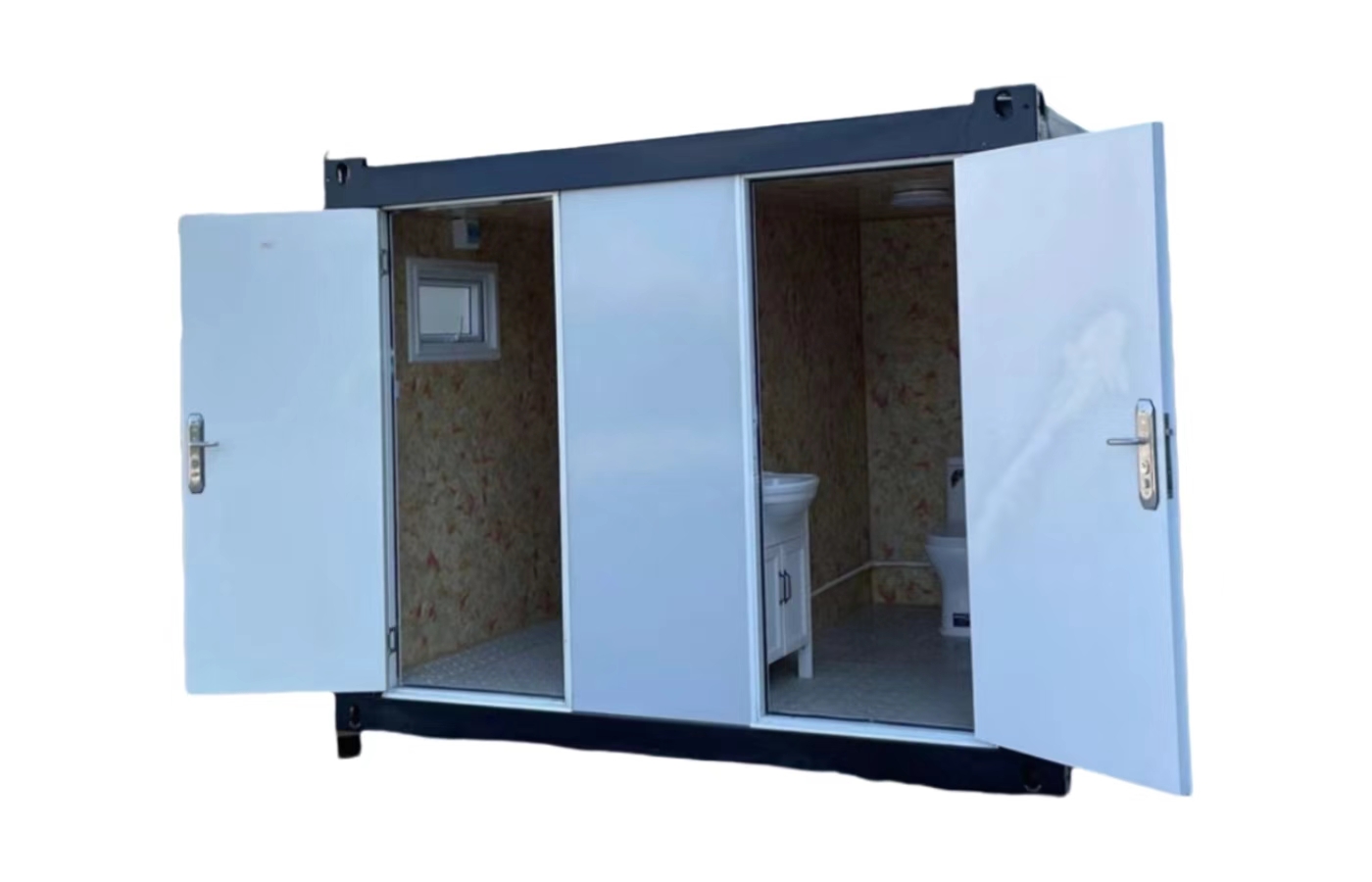 خانه کانتینری ثابت 20 فوتی سفارشی با پنجره از کف تا سقف خانه کانتینری ثابت 20 فوتی سفارشی با پنجره از کف تا سقف