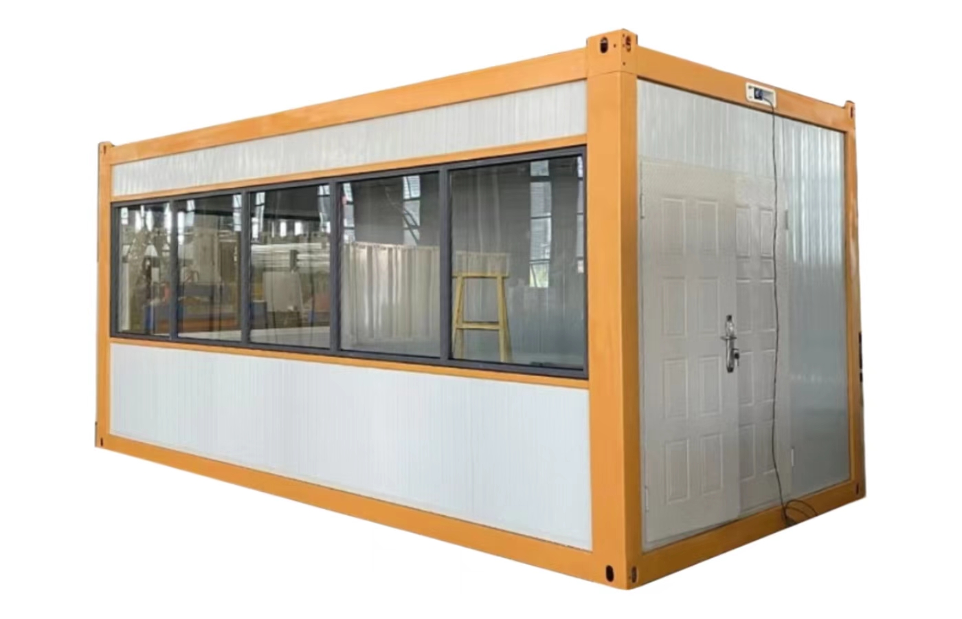 خانه کانتینری ثابت 20 فوتی سفارشی با پنجره از کف تا سقف خانه کانتینری ثابت 20 فوتی سفارشی با پنجره از کف تا سقف